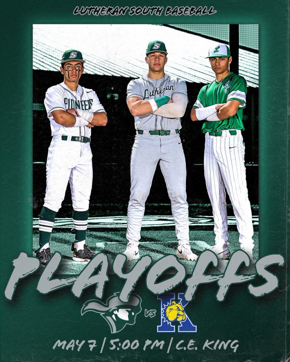 🚨ROUND TWO🚨 vs Beaumont Kelly 📍 C.E. King 🕔 5:00PM Come Early, Be Loud, and Cheer On Your Pioneers! #SouthPride