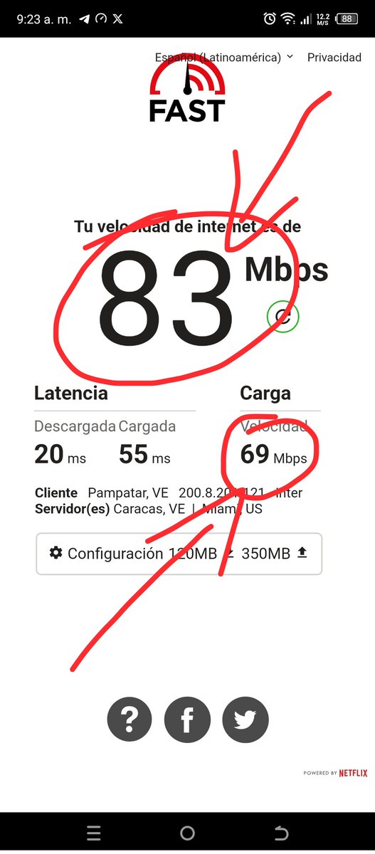 jeannoriega's tweet image. Lamentable lo de #Intercliente en margarita con oferta engañosa. Te dicen que tendrás un plan de 500Mbps por un año y el mismo no pasa de 100Mbps. No se si sucedera lo mismo en el resto del país. @InterCliente ojo con ese dato. #Internet #FibraOptica @fmonroy