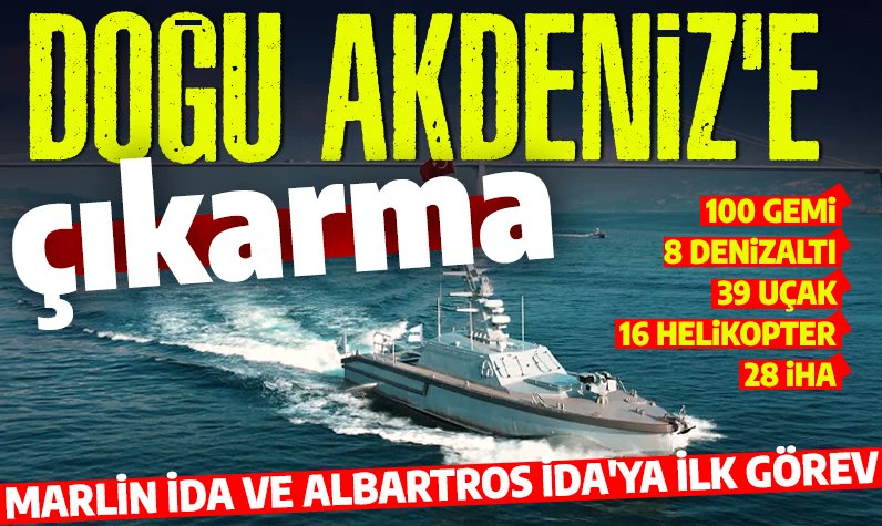 100 gemi, 8 denizaltı, 39 uçak ile Doğu Akdeniz'e çıkarma: 'Marlin İda' ve 'Albatros İda'ya ilk görev

trhaber.com/savunma/100-ge…