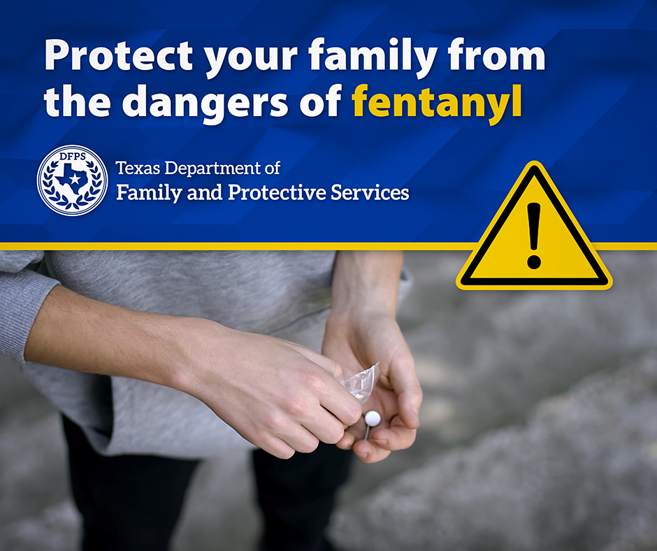 May 7th is National Fentanyl Awareness Day. Fentanyl is an opioid 50 times stronger than heroin. Fake pills are easy to buy, sometimes mixed with other substances and can be fatal, even in small doses. Learn about the dangers and how to protect your family
dfps.texas.gov/About_DFPS/One…