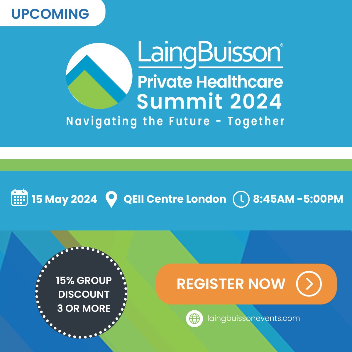 The Private Healthcare Summit is a key event for innovators and decision makers in #privatehealthcare. Join our thought-provoking panels and gain valuable insights. Group bookings over three save 15%.

Secure your spaces: eu1.hubs.ly/H08-S1r0