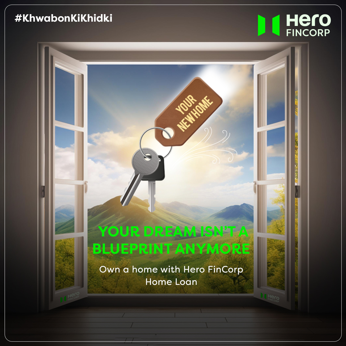 Hero FinCorp: Where home dreams find a perfect address. Start your journey with our Home Loan today. 

#HeroFinCorp #KhwabonKiKhidki #NewHome #HomeLoan #HousingFinance
