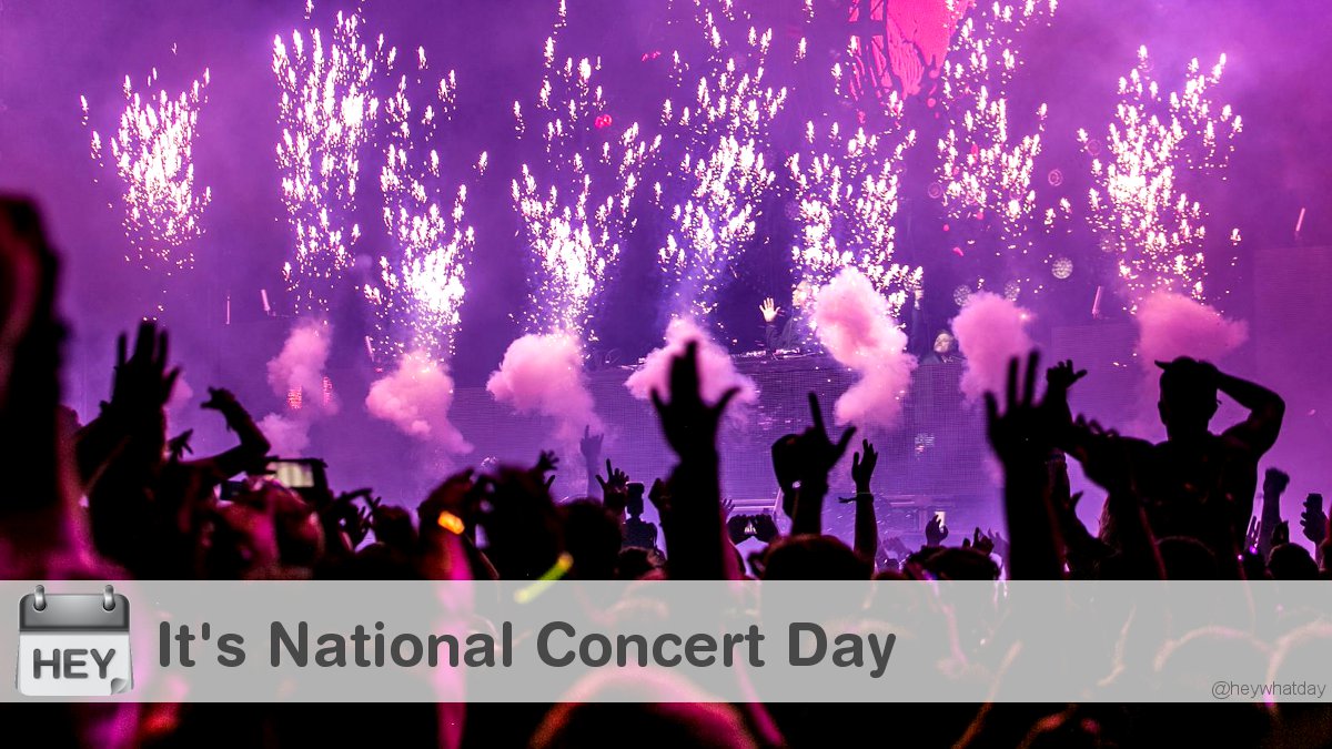 It's National Concert Day! #NationalConcertDay #ConcertDay #Concert