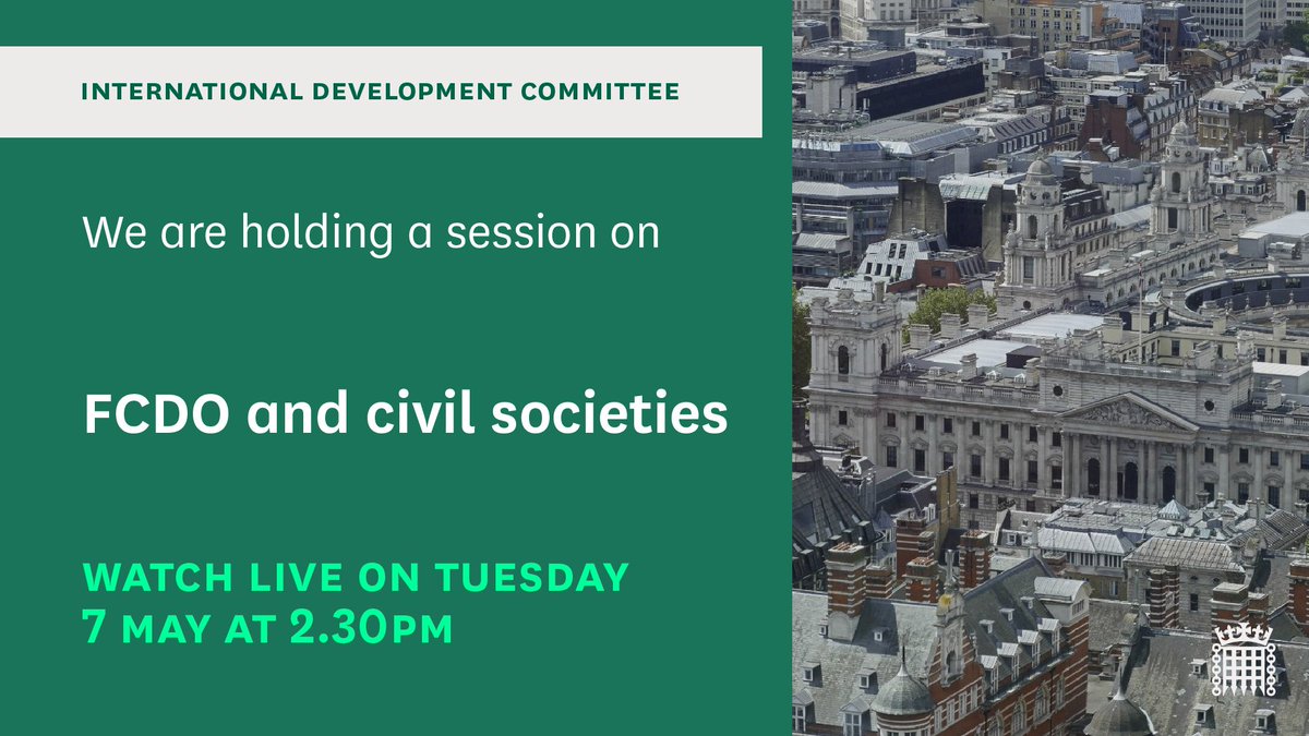 How well does @Fcdogovuk engage with and safeguard civil societies and activists in #UKAid recipient countries? We will be hearing from: @FreefromTorture @STARGhana @ActionAid @bondngo @wacsi @CIVICUSalliance @SarahChampionMP Watch now: parliamentlive.tv/event/index/d2…