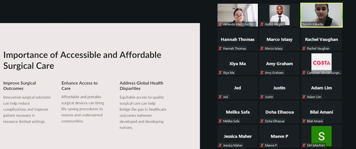 🎉 Big win for our team. Congrats to @BanshiKakadia & Dr Otari for presenting the abstract📄 'SURGICAL SOLUTIONS FOR RESOURCE LIMITED SETTINGS' at CGSTA conference. 💪🏽Thanks to @HabibAlagbo @salonimitra1 @InioluwaA213060 & @iaminioluwa02 for their support! #CGSTA #HOA #Unity