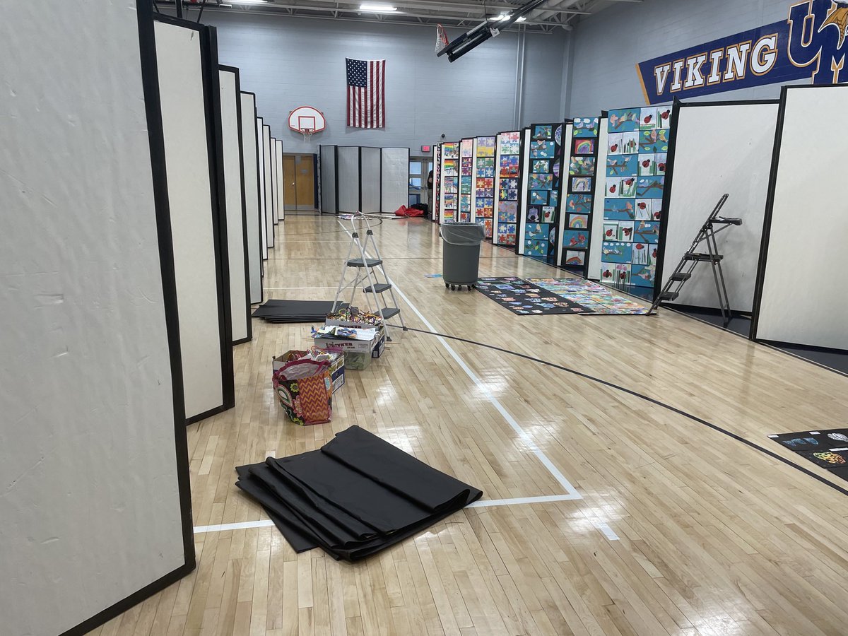 It’s starting to come together!!! Our District art teachers are busy setting up the Middle School gym for Arts Fest 2024!  You won’t want to miss it!  #BridgeportPROUD!