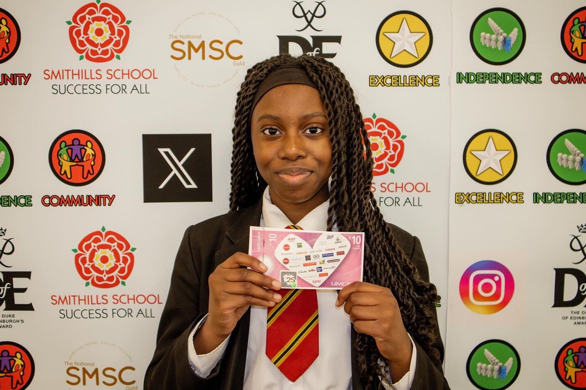 As we always aim to reward our amazing pupils, we introduced our “Proud” stickers at the start of March. 

A random draw selected Patience (Year 8) as the overall winner of a £50 voucher. 
#proud #50voucher #pieceofwork #draw #rewarding #SmithillsSchool #SuccessForAll