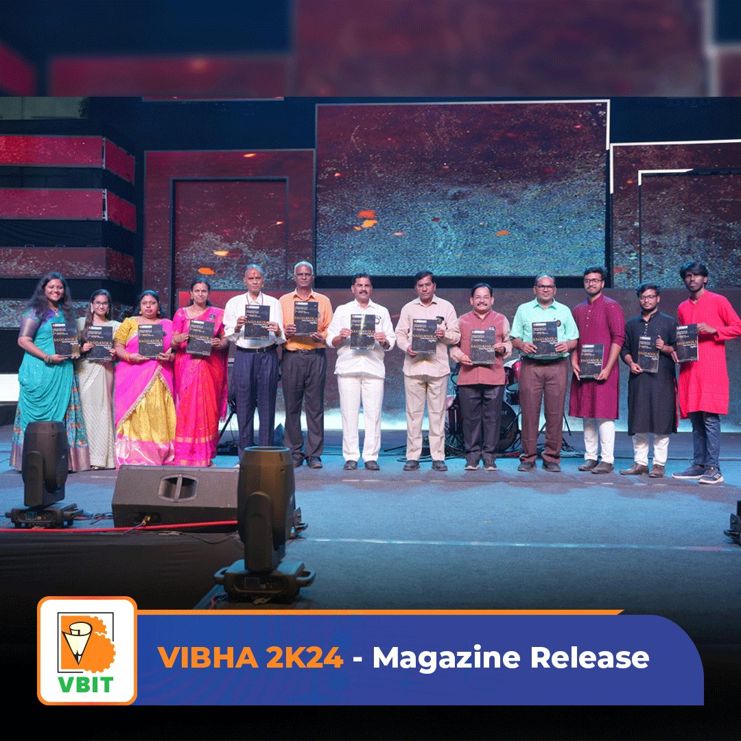 𝙑𝙄𝘽𝙃𝘼 2𝙆24 𝙈𝙖𝙜𝙖𝙯𝙞𝙣𝙚 𝙍𝙚𝙡𝙚𝙖𝙨𝙚! 📖 Relive the moments of creativity and inspiration captured within its pages.

#VBIT #VIBHA2K24 #MagazineRelease #Magazine #MustRead📖✨ #Event #Article #CommunityEvent #Creativty #InnovativeIdeas #Students #Participants #Talent