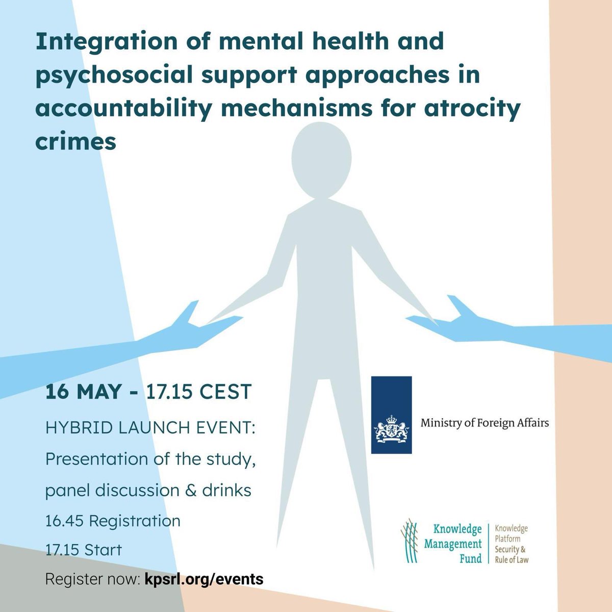 📢Next week: We’re excited to support the launch of a new research project - how can #MHPSS improve witness evidence, victim well-being, and post-conflict #justice and #accountability outcomes? 📆 May 16, 17:00 CEST 👉 Register (in-person/ online): bit.ly/3WgesrE