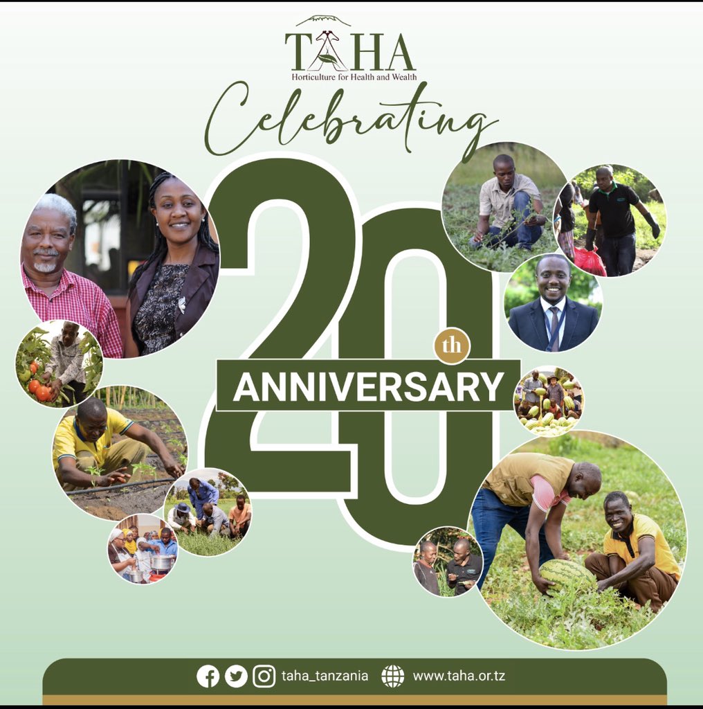 Celebrating 20-yrs of growth & impact with #TAHA! From humble beginnings to a multi-million-dollar horticultural industry, our journey has been filled with highs & lows. A heartfelt thank you to the govt, development partners, agronomists & most importantly, our dedicated farmers