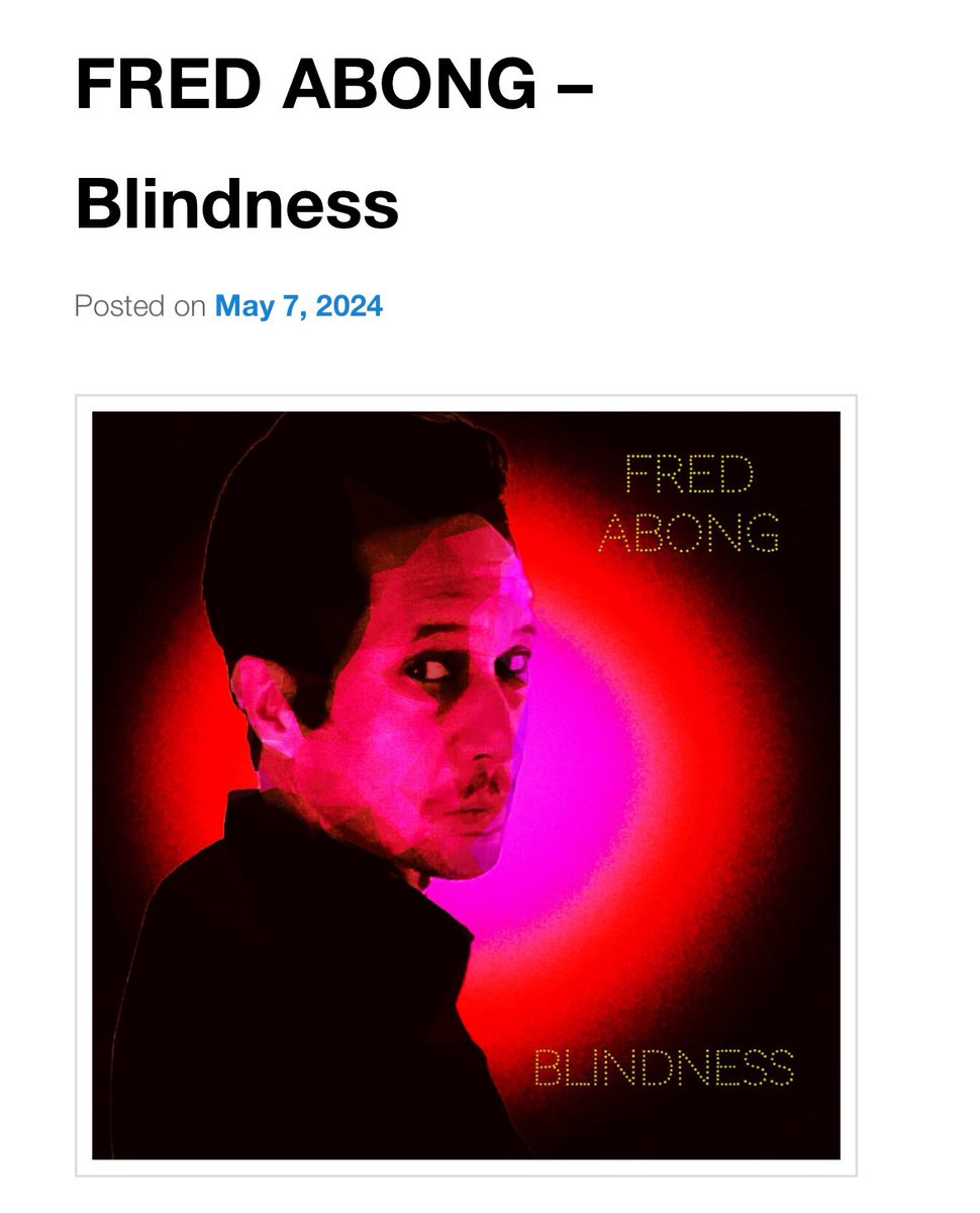 ⚡️Many thanks to @realgonerocks for a great review of Blindness LP (May 9 release) on @JazzOnFilm @MoochinAboutltd . Link in bio ⚡️ realgonerocks.com/2024/05/fred-a…