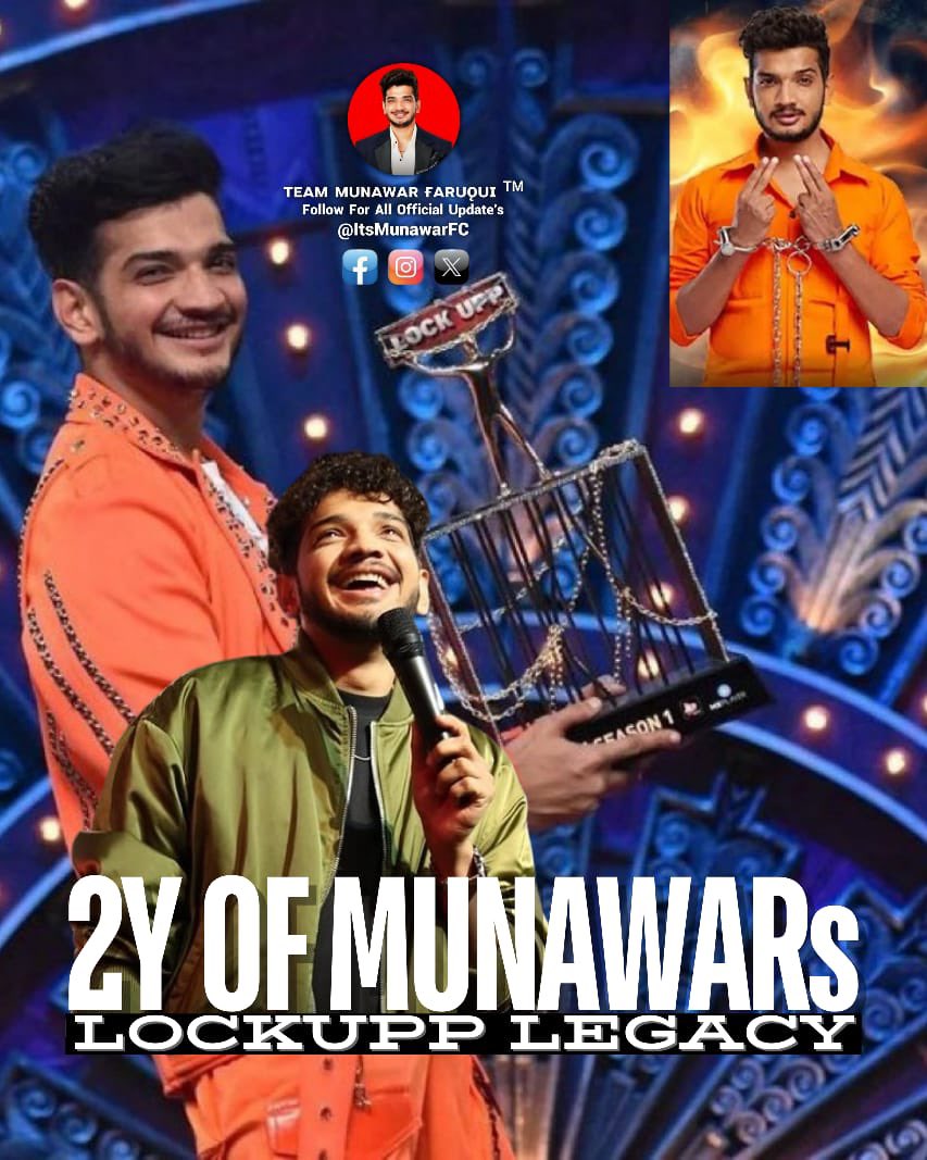 From the first step to this milestone, Munawar’s journey in Lockupp has been phenomenal! 2Y OF MUNAWARs LOCKUPP LEGACY #MunawarFaruqui || #MKJW || #MKJW𓃵 #MunawarKiJanta || #MunawarWarriors