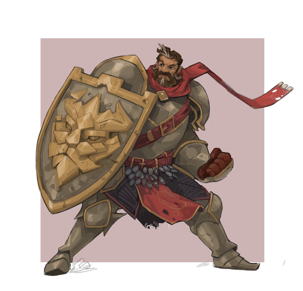 PetricoreGames's tweet photo. 🔥 Hello Mythic Realms adventurers! Check out the amazing talent of @julbenart! Their stunning fan art captures the essence of our heroes perfectly. We love it! 

Fun Fact, the characters designs were inspired by shapes, which Julbenart captured beautifully! ⚔️🎨 #FanArtSpotlight https://t.co/kNWSLQPcVE