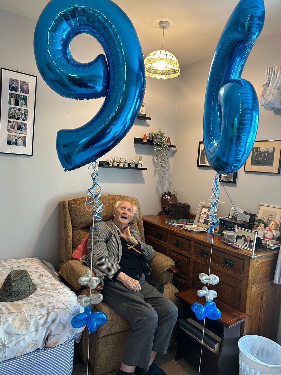 Happy 96th Birthday Geoffrey! #Birthday #residentialcare @AnchorLaterLife