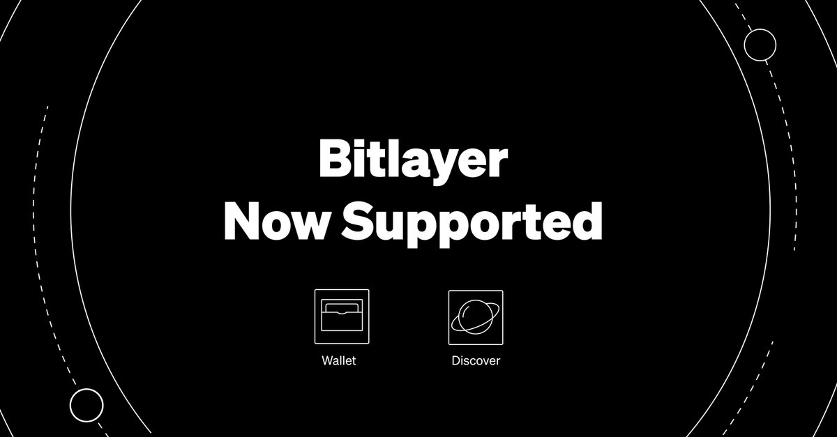 💫 @BitlayerLabs, an EVM-enabled BTC L2 based on BitVM, has been integrated on our Wallet! You can now: 🔁 View & transfer assets on the Bitlayer mainnet 🔎 Explore dApps on Discover Dive in 🔽 bit.ly/3dTzdoA