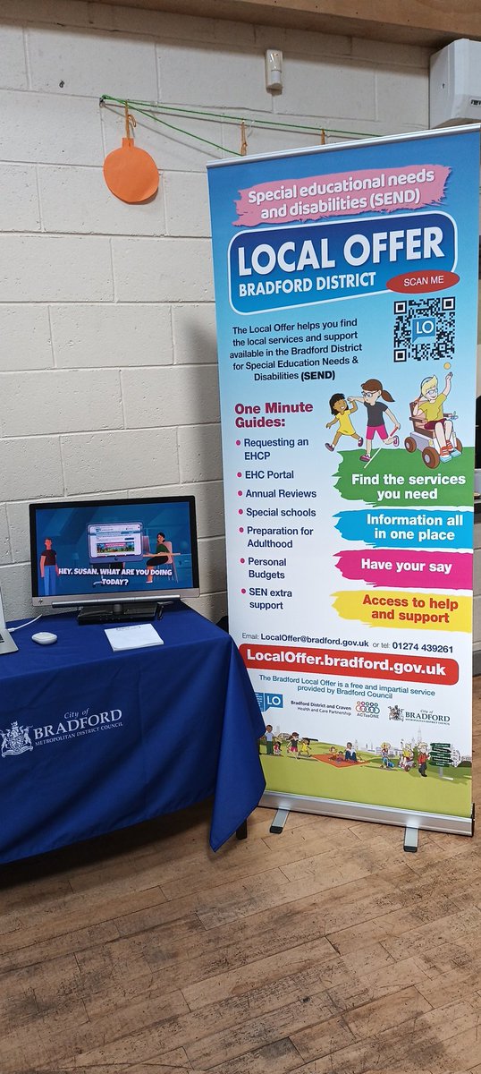 Today we are at an event where families can access information around support available in BFD for Special Education Needs + Disabilities (SEND)  #families #Support #GreatHortonCommunityHub