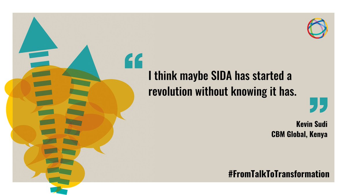“I think maybe SIDA has started a revolution without knowing it has.” Read our report: From talk to transformation, which delves into ideas for ‘shifting the power’ based on inclusivity, feminism, and decolonisation. ow.ly/NMjR50Rwqum #FromTalkToTransformation
