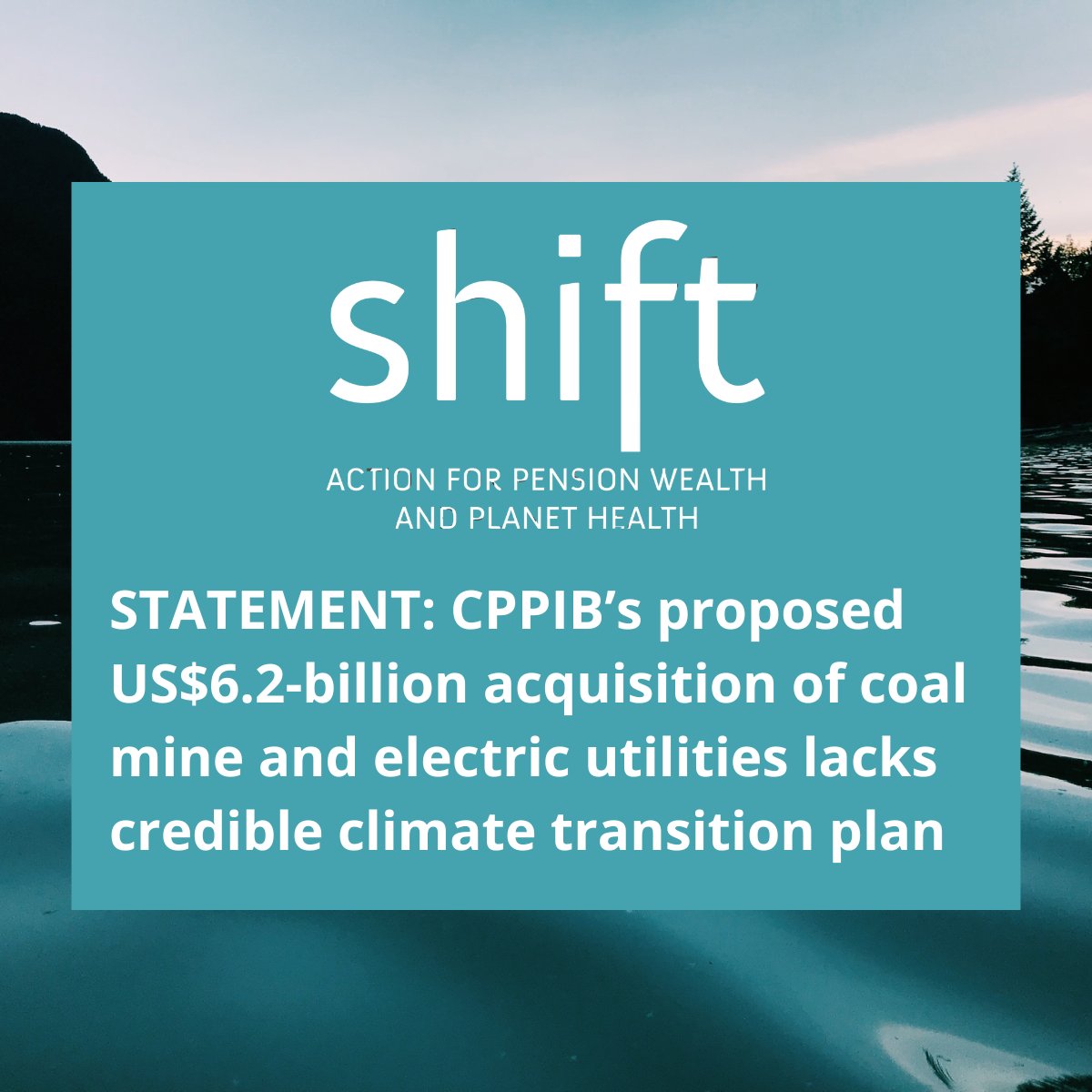 1/ BREAKING: Canadians could soon become the owners of a lignite coal mine in North Dakota and a fleet of coal and gas plants in the U.S. Midwest, through @cppinvestments' proposed acquisition of energy company Allete. Read our full statement. #cdnpoli shiftaction.ca/news/2024/05/0…