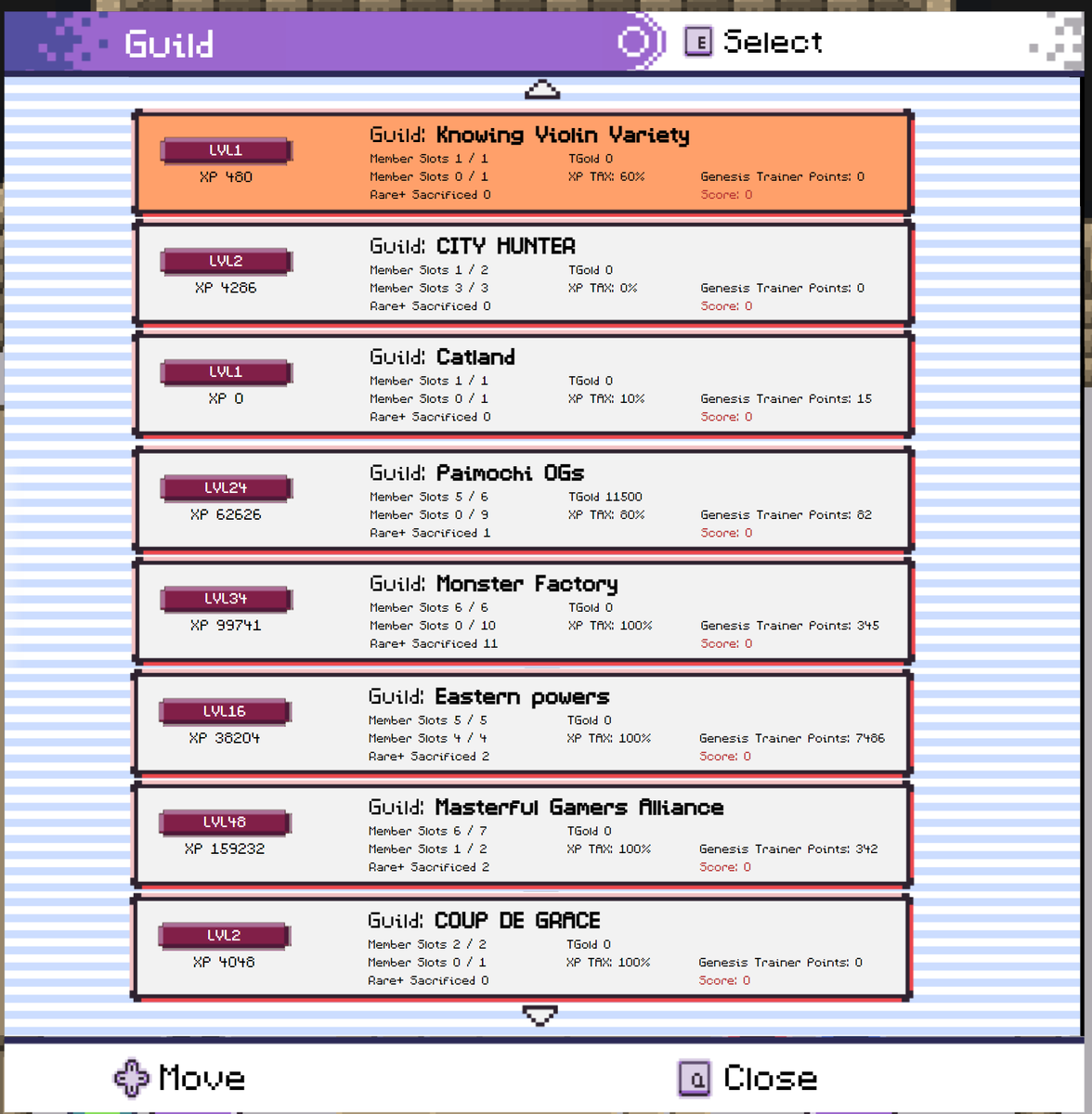 We already have 8 guilds on the Tarochi onchain RPG since our guild feature went live less than 24hrs ago 👀

Excited to see a lot of teams already passionate about the tokenomics

First guild game mode coming out later this month with over a $1000 in weekly TGold prizes 👀