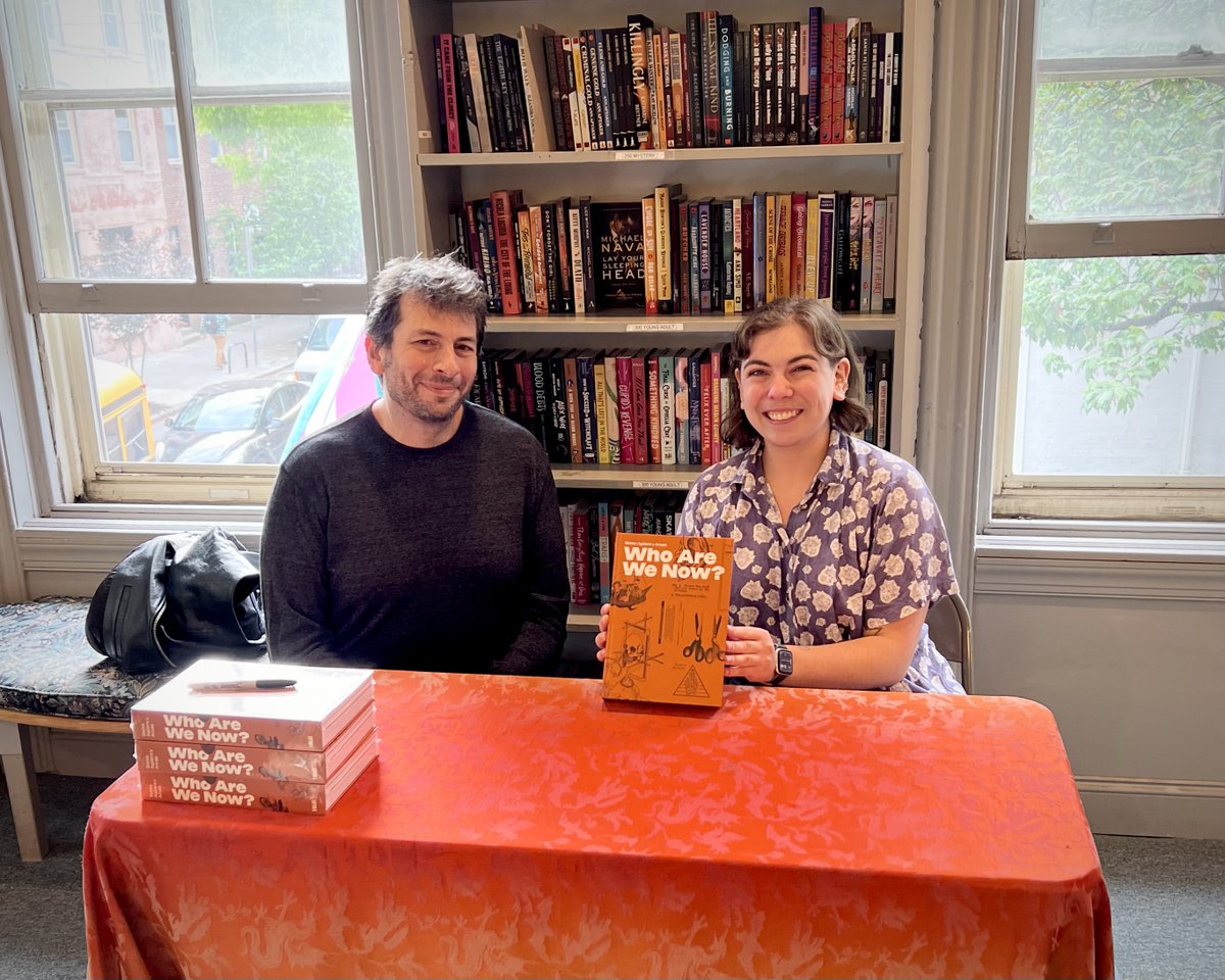 Thank you @PATGiovannisRm, @zoestoller, and everyone who joined us in Philly last Friday to explore 'Who Are We Now?' Looking forward to Chicago tomorrow night – 7pm @PilsenCommBooks with Ed Marszewski. Details: pilsencommunitybooks.com/events/36474