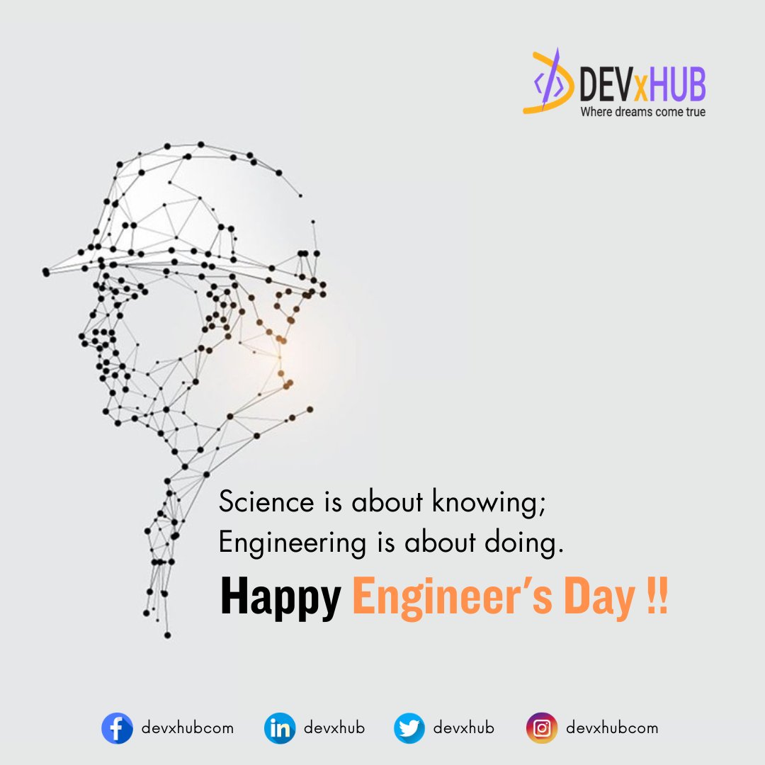 Happy Engineer's Day to all the brilliant minds shaping our world with their expertise and creativity. 👷‍♂️

#engineersday #scienceandengineering #innovationinaction #engineeringexcellence #stemsuccess #engineersday #scienceandengineering #innovationinaction #engineeringexcellence