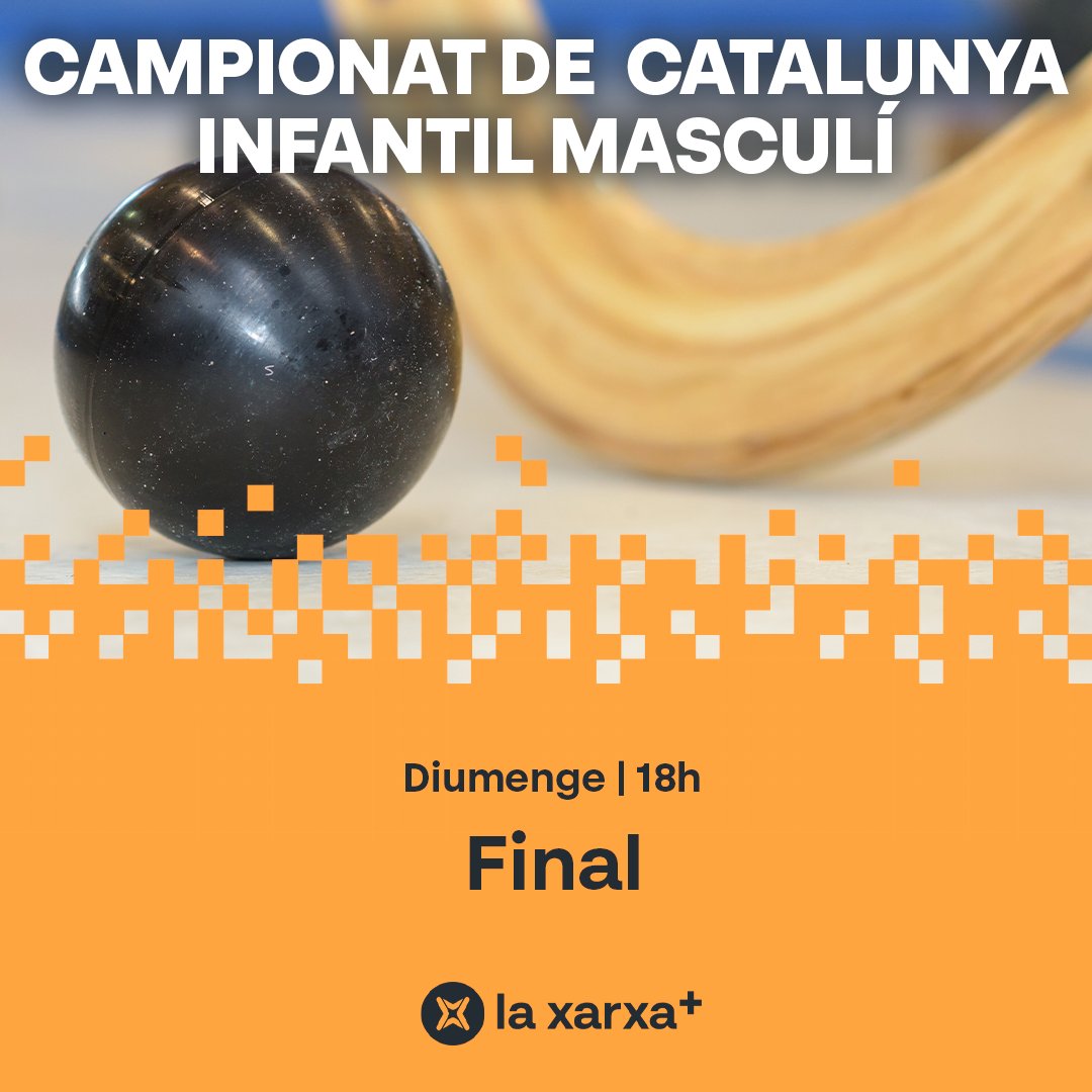 🔜 Diumenge tenim cita amb el millor #hoqueipatins! 🏆 Final del Campionat de Catalunya Infantil Masculí de la @FCPatinatge ⏰ 18h, des de #Blanes! ❤ El futur de l'hoquei català! 📺💻📱📡 A @laxarxames! #okcat