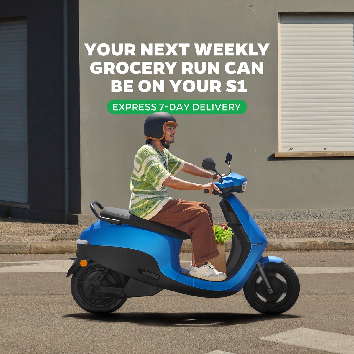 OlaElectric's tweet photo. What's your excuse now? 😉
Break up with petrol. Get the Ola S1 home in 7 days. Guaranteed. That's right. Go get yours! T&amp;C apply. https://t.co/bmKZgZFE4v