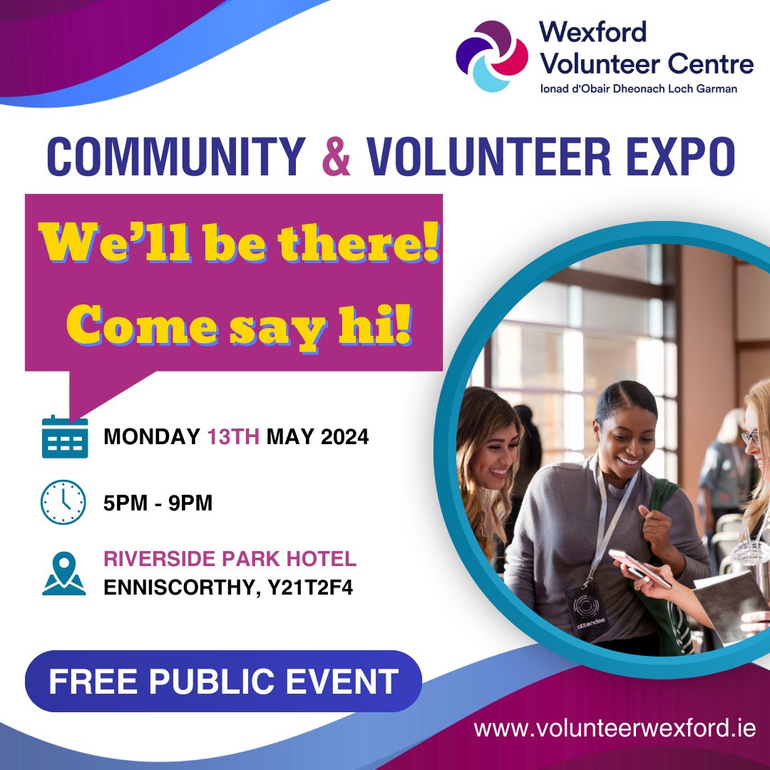 Wexford Lions Club will have a stand. Please come and say hi! Join our club #WeServe #WexLions #volunteering for our community