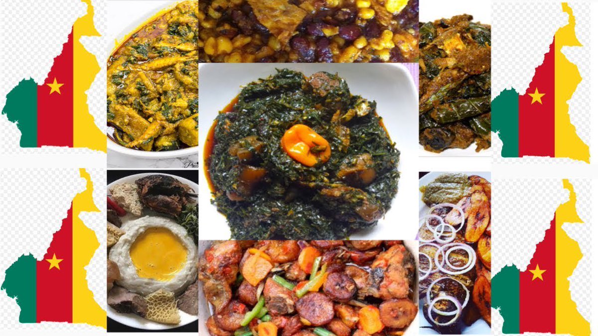#Cameroon🇨🇲   ➡️As colourful as its flag ➡️As attractive as the people ➡️As spicy as their culture ➡️With a variety for every tribe   What's your favorite #Cameroonian delicacy? Would you share a recipe?