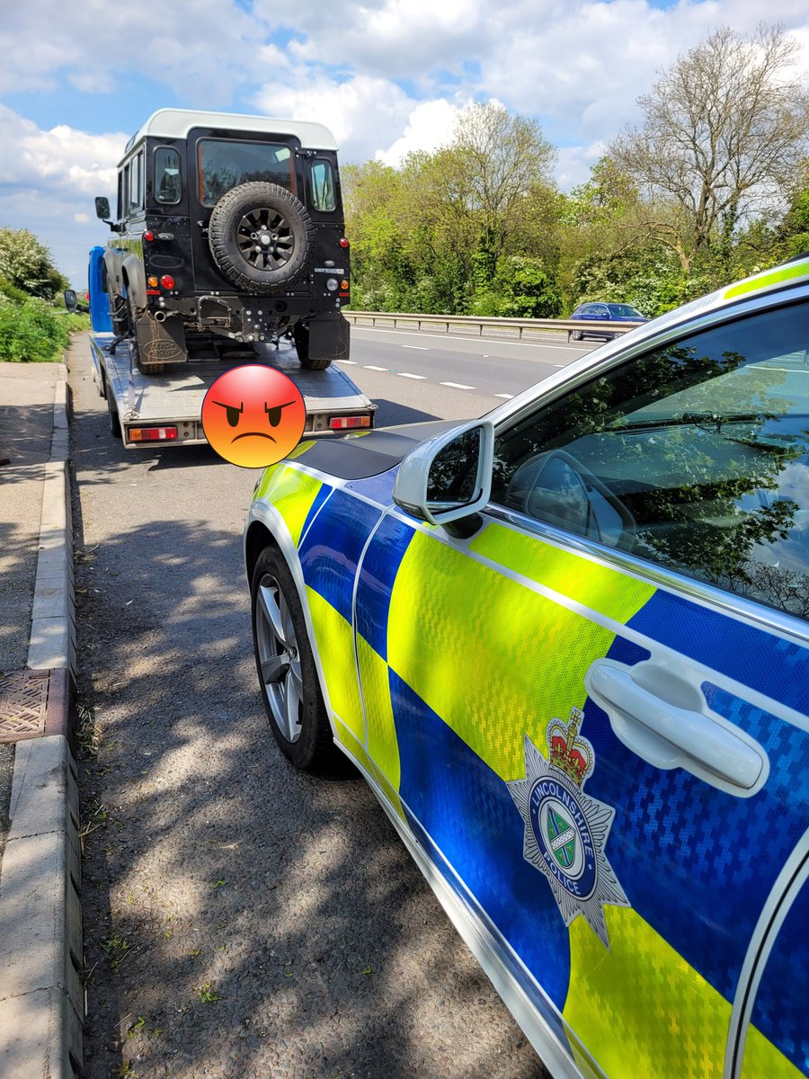 #RPU reunited a stolen Land Rover with its victim following a sighting on the A1 near Newark on the back of transit heading north. Recovery vehicle used also reported stolen and subsequently seized.