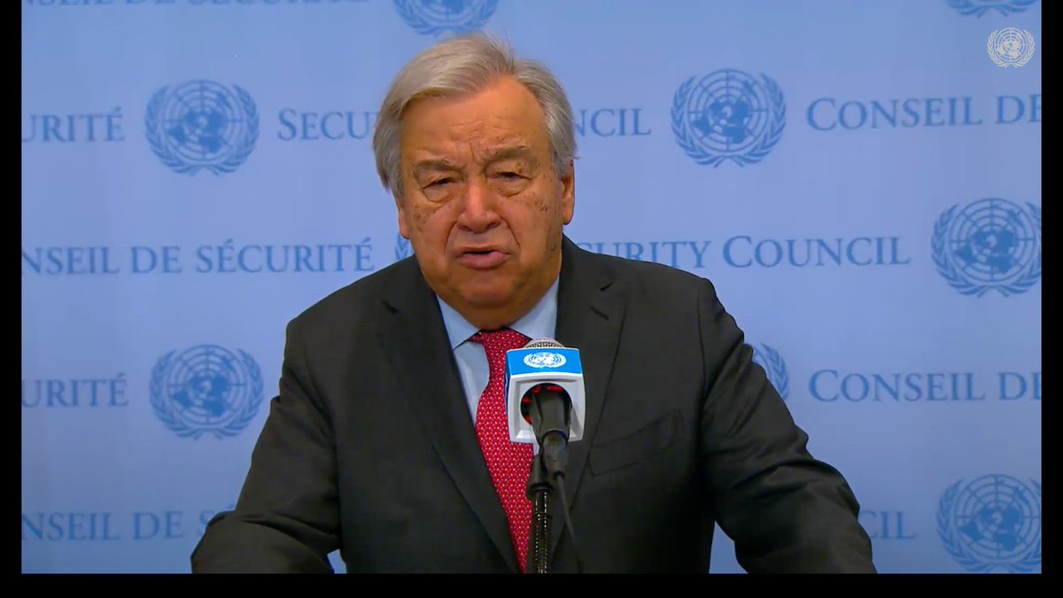 'I urge the Government of Israel to stop any escalation, and engage constructively in the ongoing diplomatic talks' - UN chief @antonioguterres