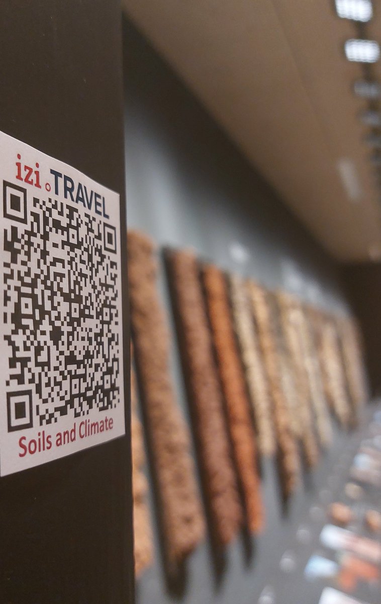 From now on you can find the audiotour of the museum on the @iziTRAVEL app! Walk through the museum at your own pace and learn even more about the soils on display. There are QR-codes in the museum you can use to follow the tour. Have fun exploring!🧭 #audiotour #museum #soil