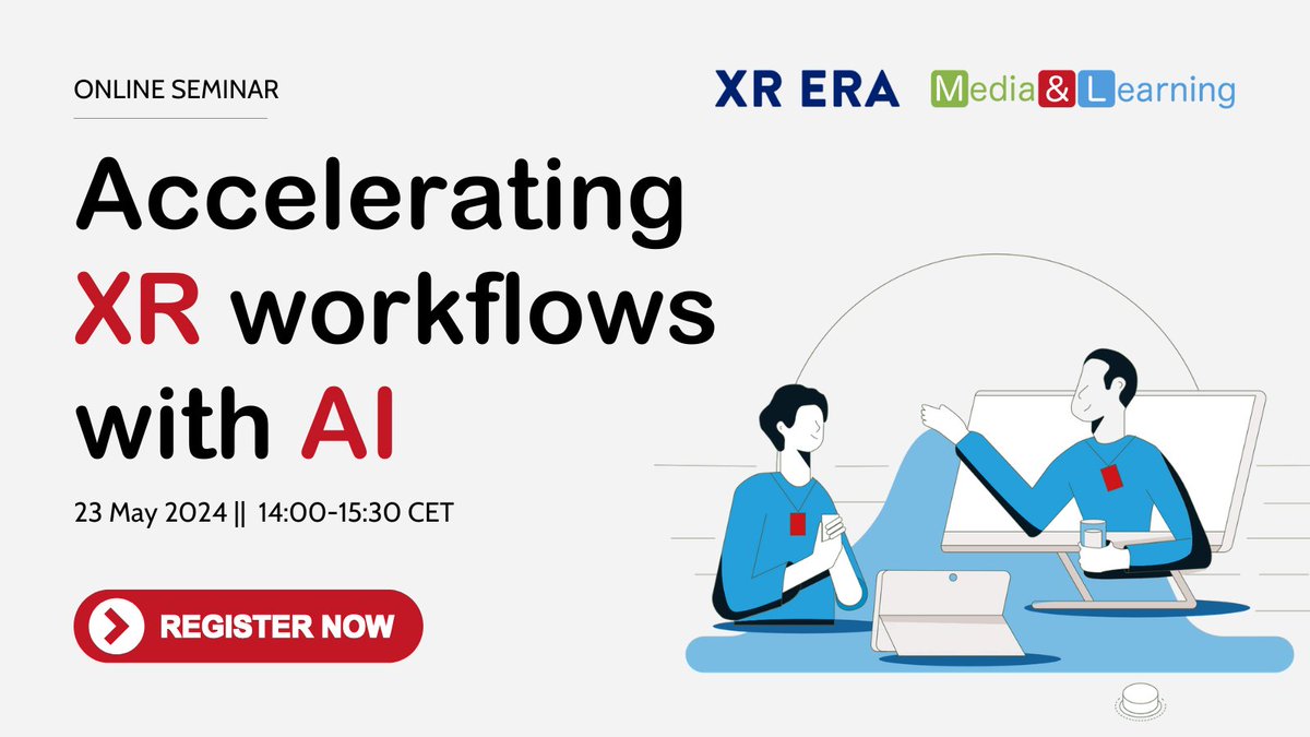 Join us for an online event organised in collaboration with the XR ERA community. In this session, we’ll explore how #AI is transforming #XR development, streamlining workflows, and enhancing user experiences. For more information and to register go to ➡️ow.ly/SXSg50RyrQ8