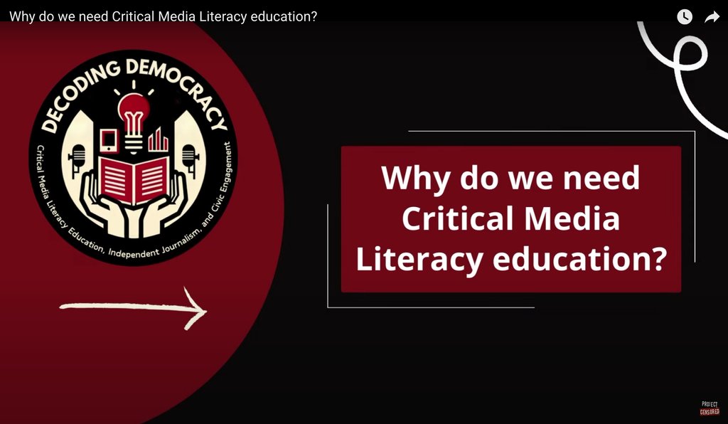 SCMA professors Dr. Bill Yousman, Media & Performing Arts, and Dr. Lori Bindig Yousman,  Communication Studies, are featured experts in the video “What is Critical Media Literacy education?” youtube.com/watch?v=pJWYK_…