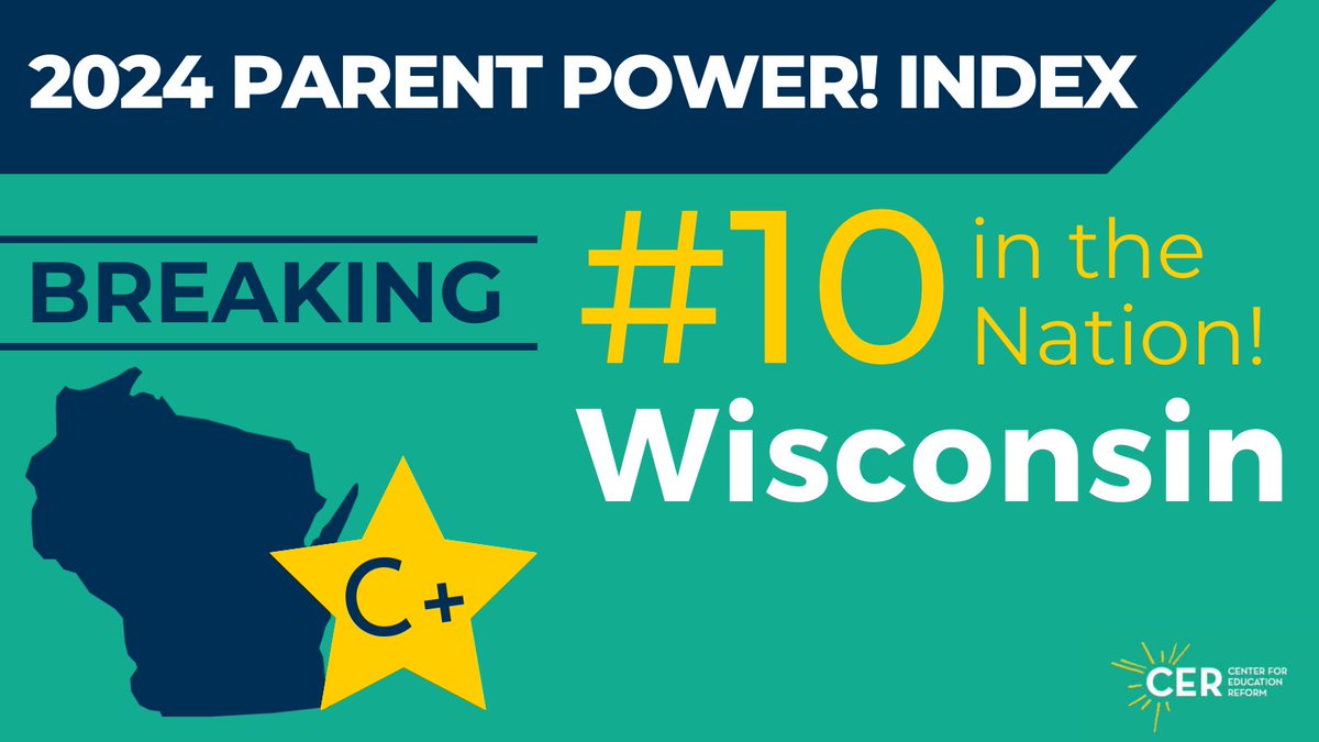 Despite leadership that is not always friendly to parent versus system-driven reforms, Wisconsin displays midwestern resolve. #PPI24 #ParentPower
parentpowerindex.edreform.com

@GovEvers
@Tony4WI
@DrJillUnderly