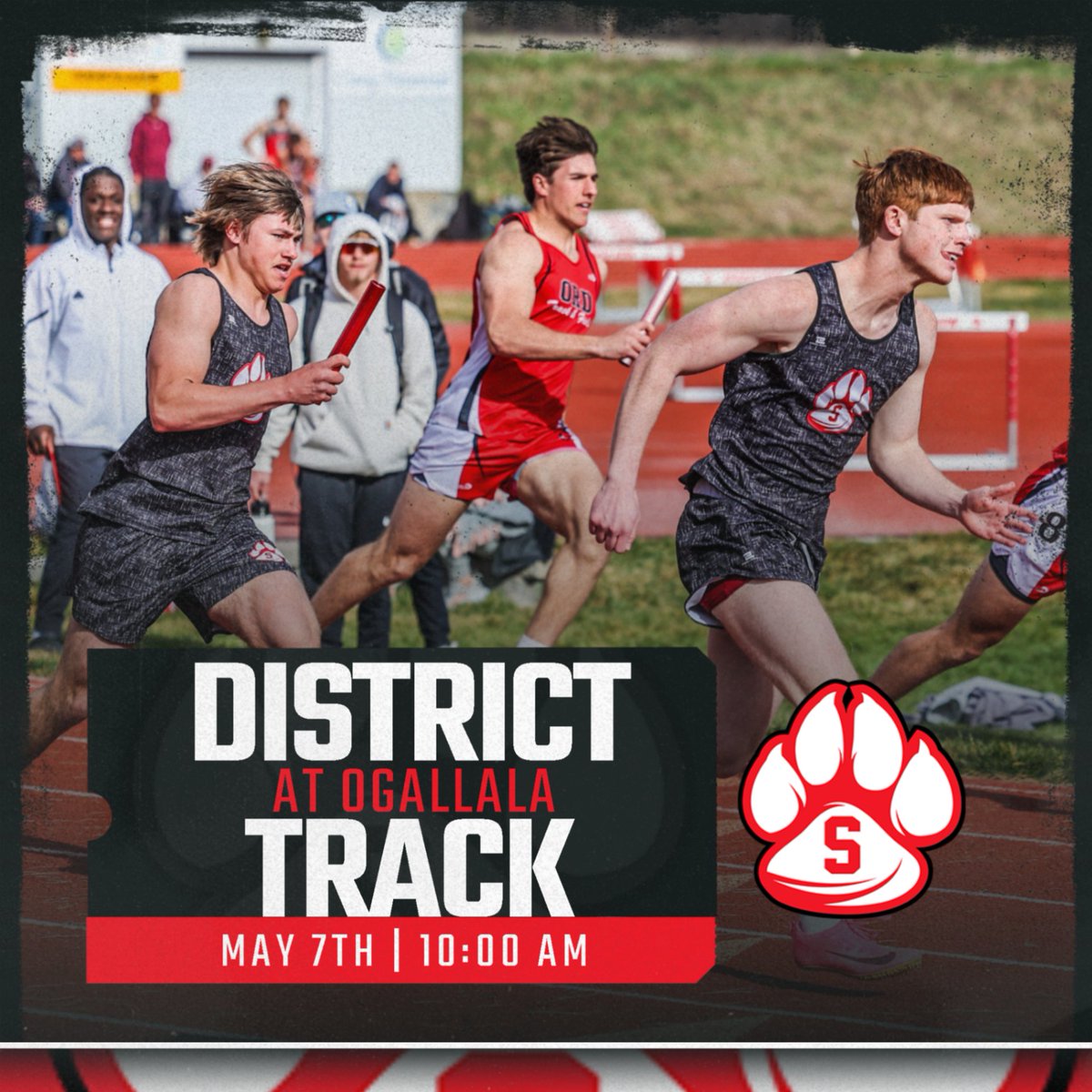 Track Athletes are headed to Ogallala today for the District Track Meet! #LetsGoCats