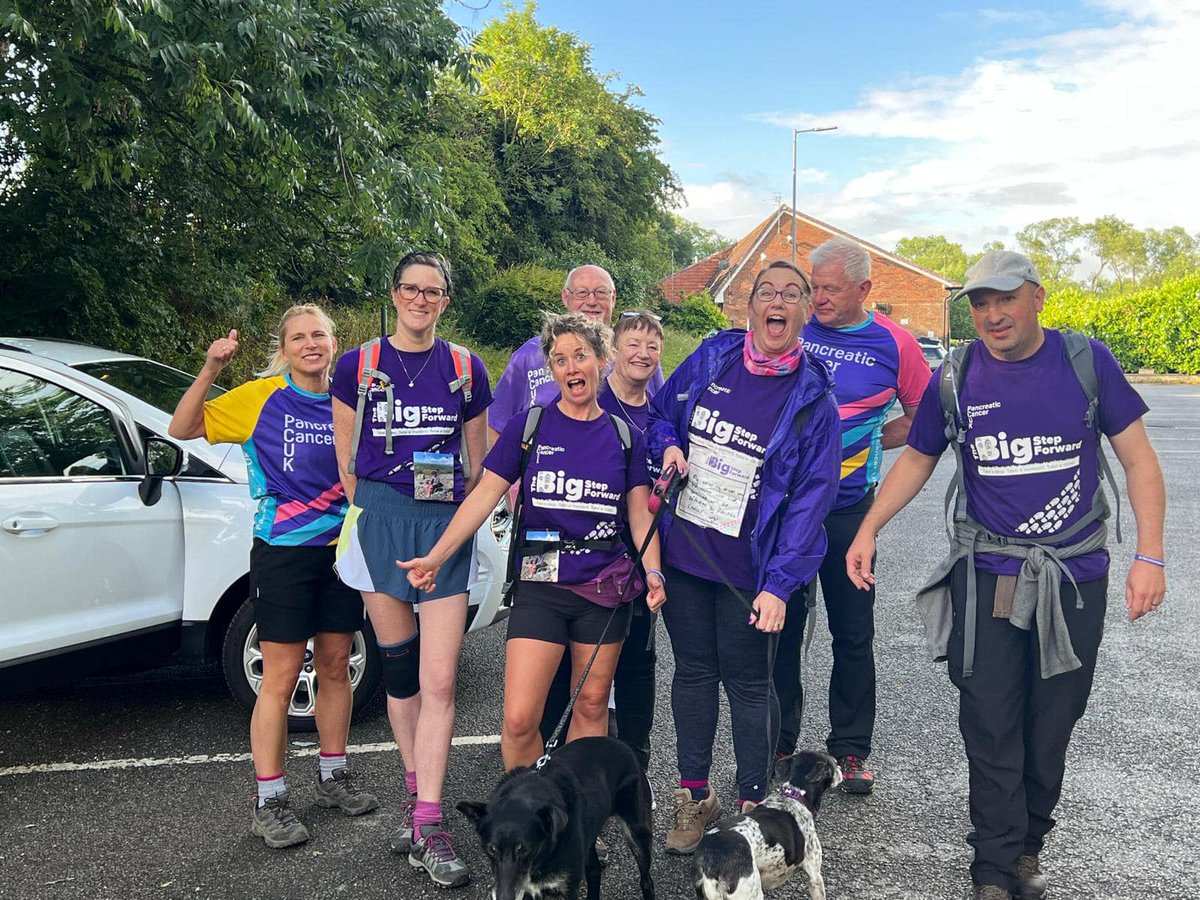 The Big Step Forward is BACK and you can sign up NOW! Walk 1 mile, 4 miles or more and choose the route that means the most to you as you take vital steps towards stamping out this brutal cancer this July. 👣 💜 Read more and register: bit.ly/3XQnomf