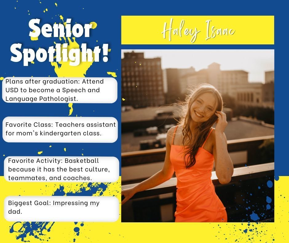 Senior Spotlight - Haley Isaac!