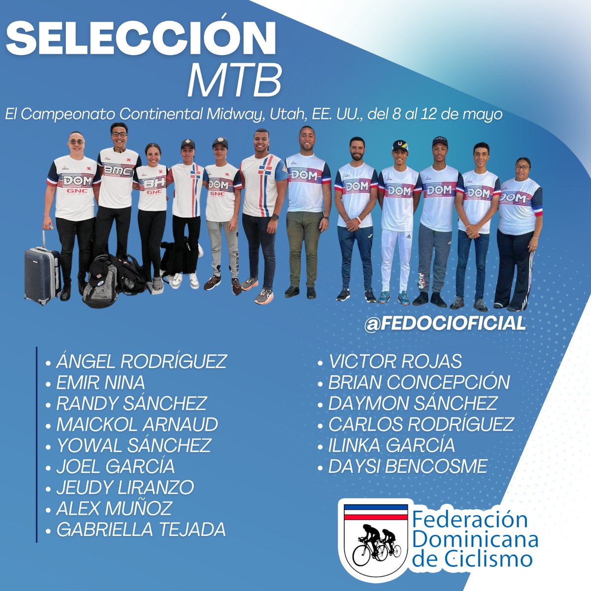 #esnoticia El Campeonato Continental se llevará a cabo en Midway, Utah, EE. UU., del 8 al 12 de mayo.
El Centro Nórdico Soldier Hollow en Midway, Utah, albergará el Campeonato Panamericano de Ciclismo de Montaña  del 8 al 12 de mayo de 2024.  #fedocioficial