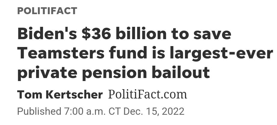 @unusual_whales But Biden bailed out teamsters pensions