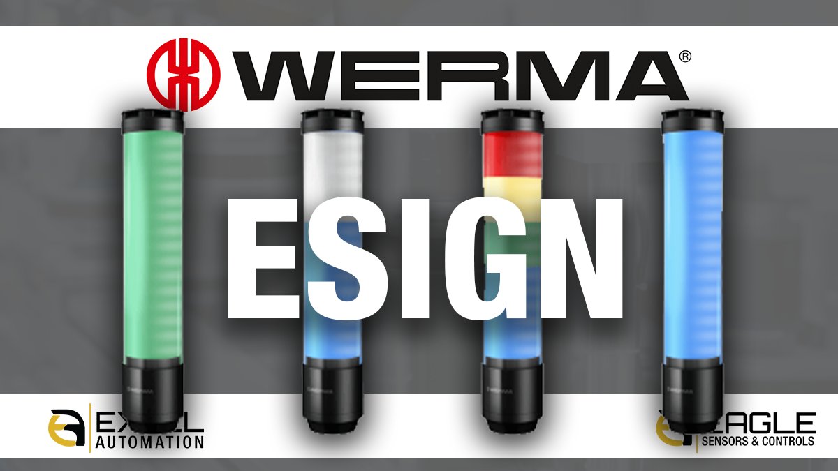 The eSIGN signal tower from <a href="/WERMAgroup/">WERMA</a> is a breakthrough and a clear sign of WERMA’s continual technological progress.

Learn more:
eagle-sensors.com/werma-esign-a-…

#automation #signal #signaling #signaltechnology #ledlighting #led