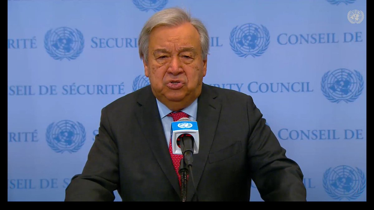 #Gaza: 'Even the best friends of Israel are clear: An assault on Rafah would be a strategic mistake, a political calamity, and a humanitarian nightmare' - UN chief @antonioguterres
