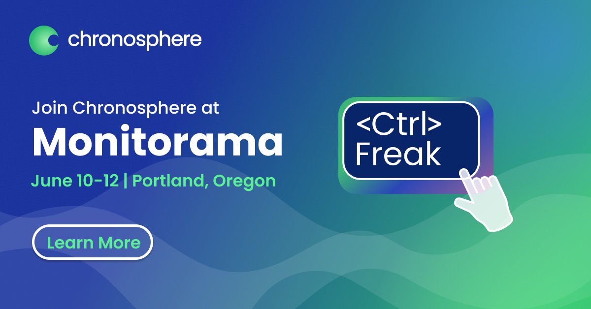 Countdown begins! ⏳ #Monitorama is quickly approaching, and @chronosphereio is thrilled to be part of it. Swing by our booth to explore the latest in observability. okt.to/QIgwFD