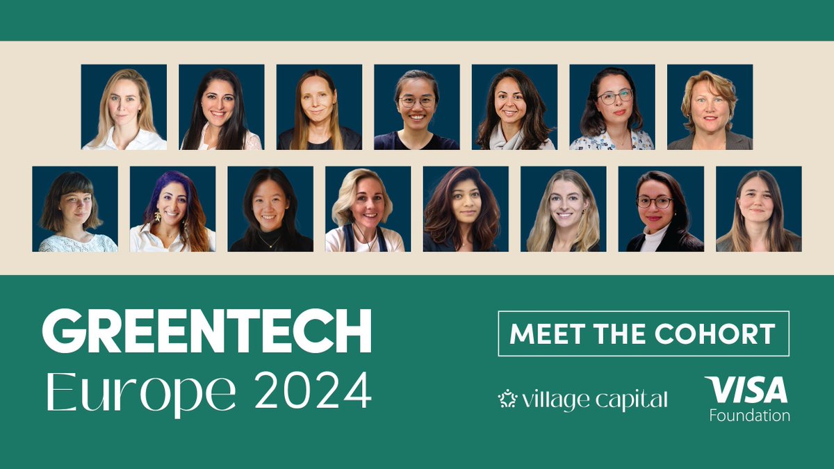 We're thrilled to announce our Greentech Europe 2024 cohort! 

In its third year, this program has empowered 135 women-led greentech startups, advancing sustainability solutions across Europe. New stories, new voices, more impact! 

Meet the cohort here: bit.ly/3vUgliH