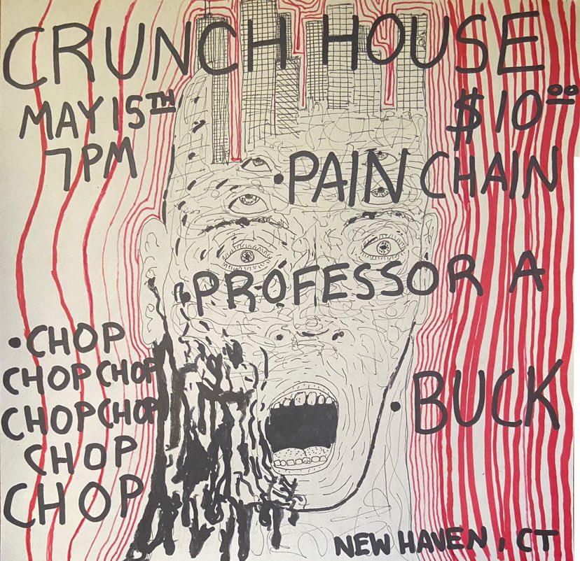 Anyway come to the CRUNCH HOUSE NOISE SHOW next week.

#noise #noisecore #harshnoise #grindcore #powerelectronics
