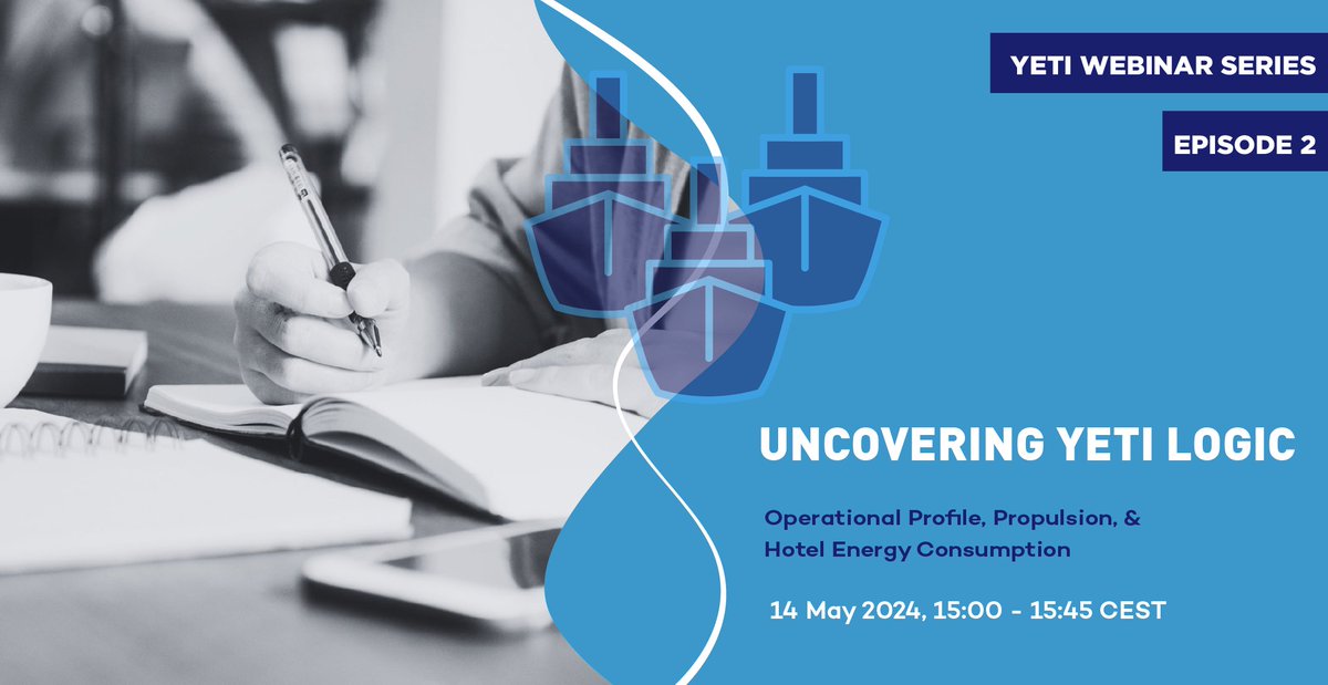 Uncover YETI logic by joining Episode 2 of the Webinar Series - Operational Profile, Propulsion & Hotel Energy Consumption! 📅 Date: Tuesday, 14 May, 2024 ⏰ Time: 15:00 - 15:45 CEST 📍 Location: Zoom RSVP by the 10th of May to secure your participation - bit.ly/3wf1Qq9