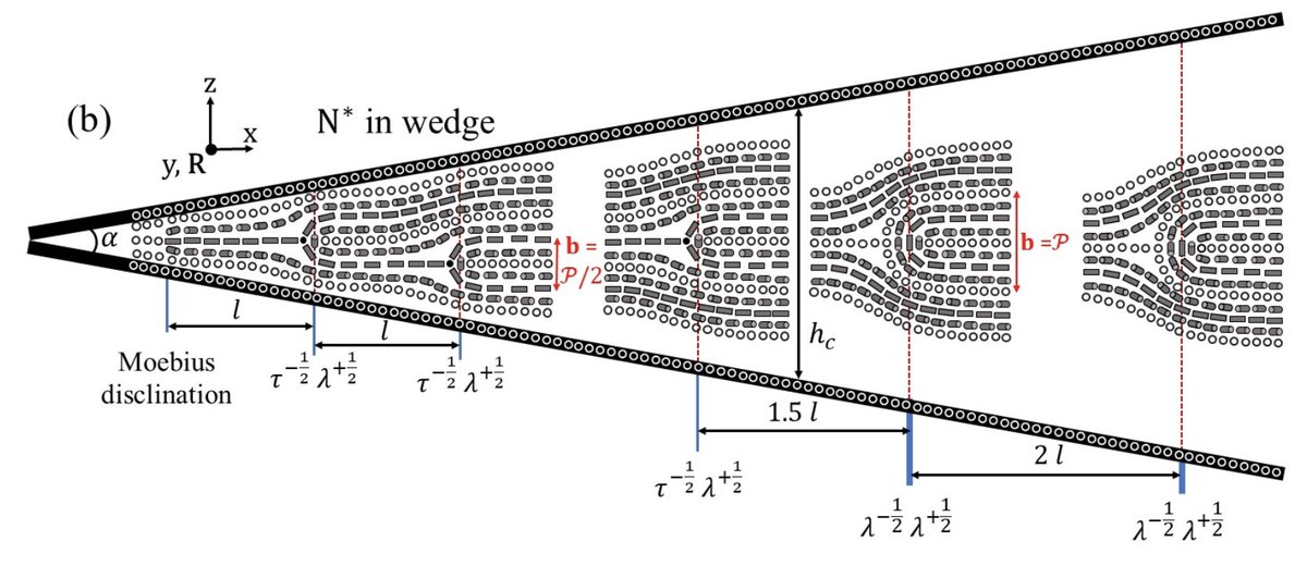 Confinement and magnetic-field effect on chiral ferroelectric nematic liquid crystals in Grandjean-Cano wedge cells, Kamal Thapa, Olena S. Iadlovska, Bijaya Basnet, Hao Wang, Ayusha Paul, James T. Gleeson, and Oleg D. Lavrentovich #LiquidCrystals go.aps.org/4b4xHst