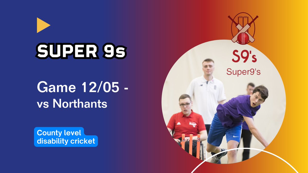 Our Super 9s team have their 1st fixture coming up on the 12th May! 🔥 If you'd like to know more about Super 9s head over to our website under performance cricket.