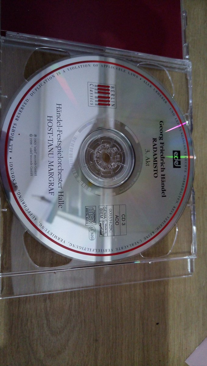 Hello <a href="/oxfamgb/">Oxfam</a> I bought this Avison 2-CD box from your excellent shop in Woodbridge yesterday but found it contains an incorrect Handel CD instead of CD 1 of the Avison - do you have Handel Radamisto with a missing Act 3 CD in your Woodbridge shop?