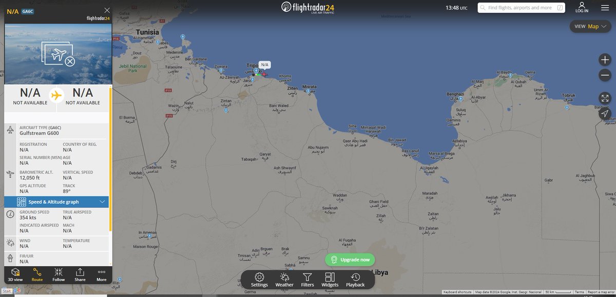 🚨 UPDATE 🚨 🇱🇾 #Libia: lo stesso ✈️ che stamane ha portato Giorgia #Meloni a #Tripoli è appena partito alla volta di #Bengasi, dove dovrebbe atterrare tra circa 30 minuti per il faccia a faccia con il generale #Haftar. Copertura live via @agenzia_nova.